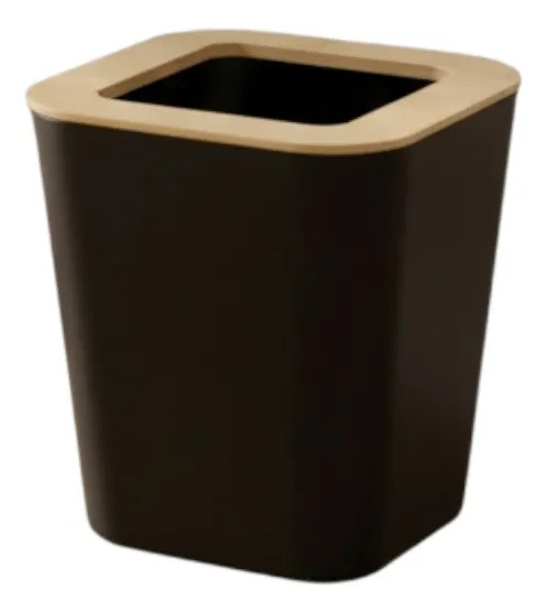 BASURERO PAPELERA DISEÑO CONTEMPORANEO TOQUE NATURAL JHN - 3