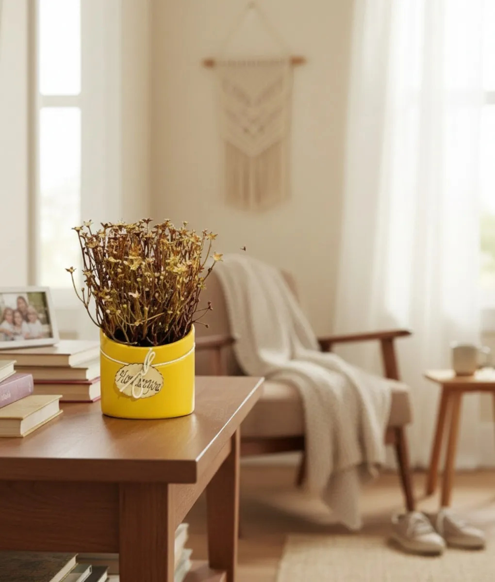 PLANTA DECORATIVA ARTIFICIAL ADORNO ESTILO RUSTICO JHN - 8