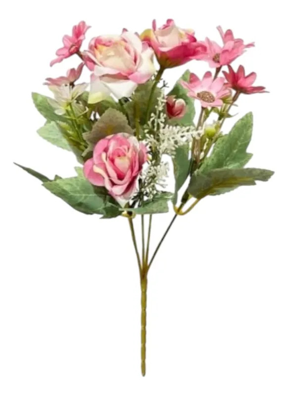 SET 4 RAMO FLORES ARTIFICIALES BELLEZA ADORNO DECORACION JHN - 1