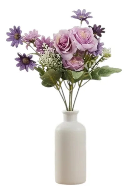 SET 4 RAMO FLORES ARTIFICIALES BELLEZA ADORNO DECORACION JHN - 3