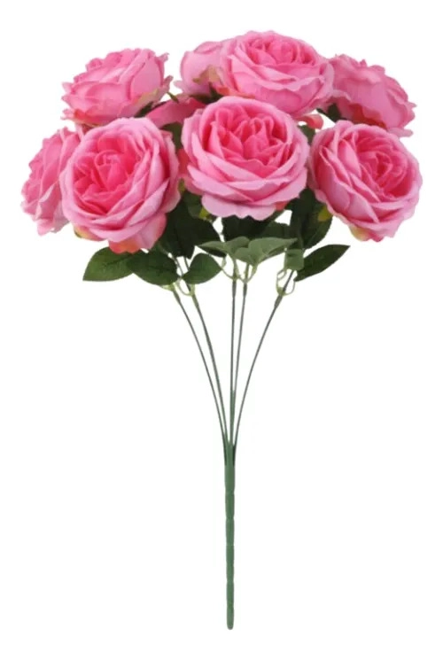 SET 2 RAMO ARTIFICIAL ROSAS DISEÑO ESTILO AMERICANO JHN - 3