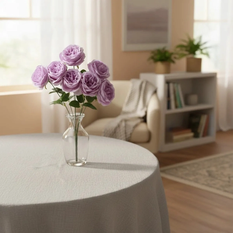 SET 2 RAMO ARTIFICIAL ROSAS DISEÑO ESTILO AMERICANO JHN - 9