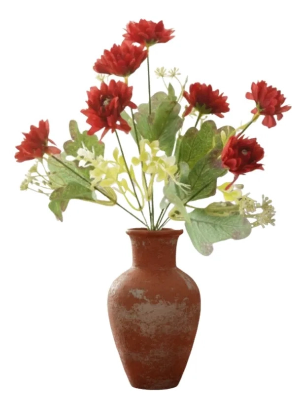 SET 4 RAMO FLORAL SILVESTRE ARTIFICIAL ESTILO NATURAL JHN - 3