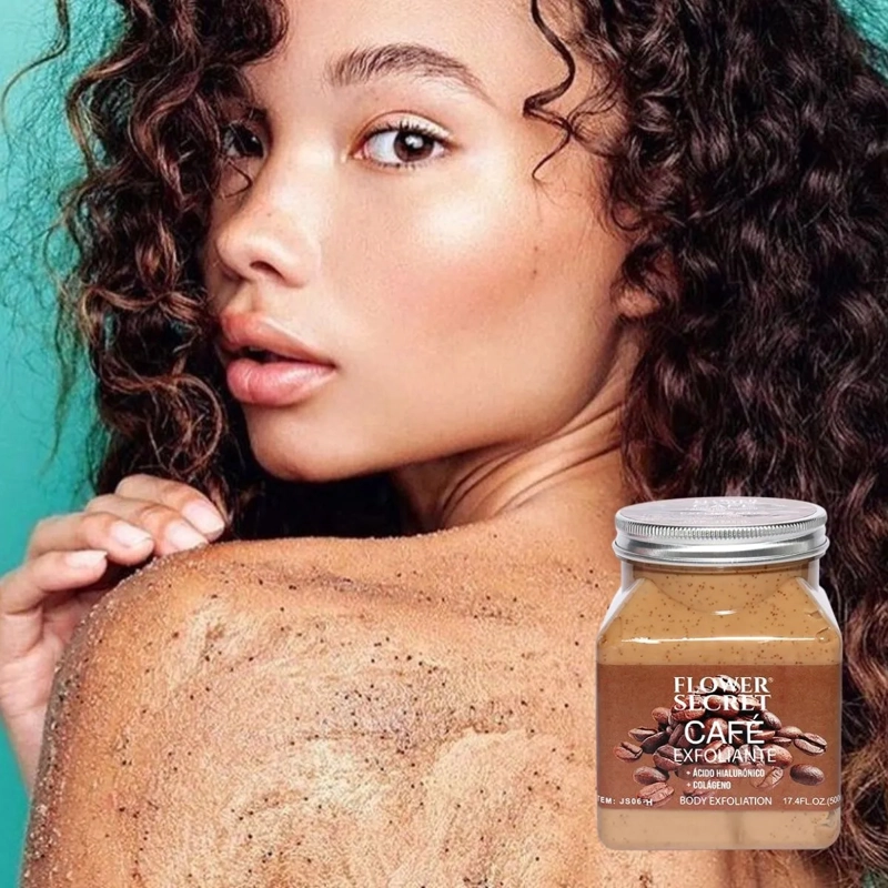 SET 2 CREMAS EXFOLIANTE CORPORAL CAFE  COLAGENO HIDRATA LAU - 1