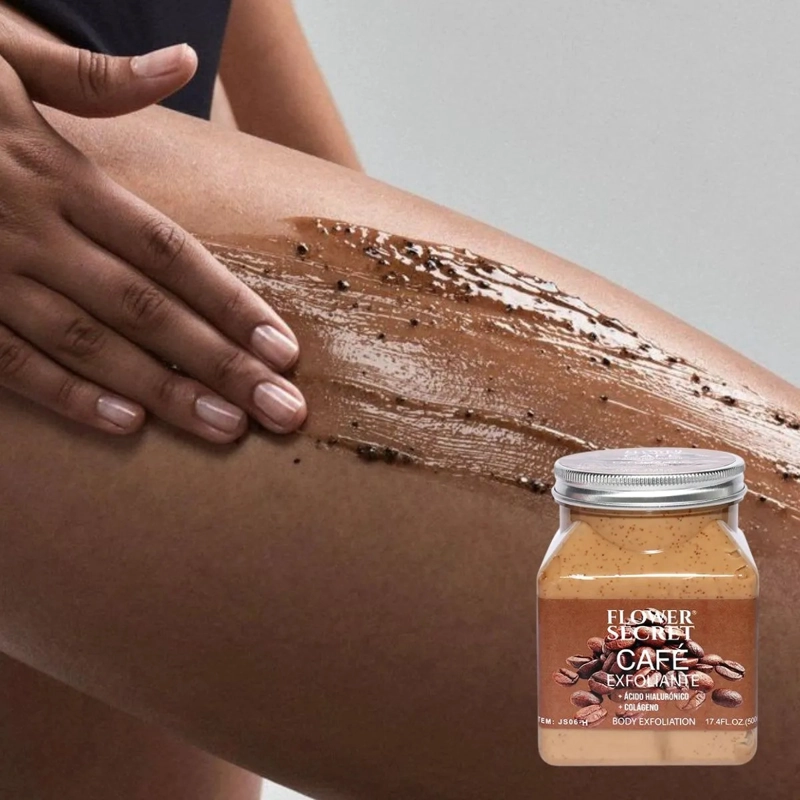 SET 2 CREMAS EXFOLIANTE CORPORAL CAFE  COLAGENO HIDRATA LAU - 2