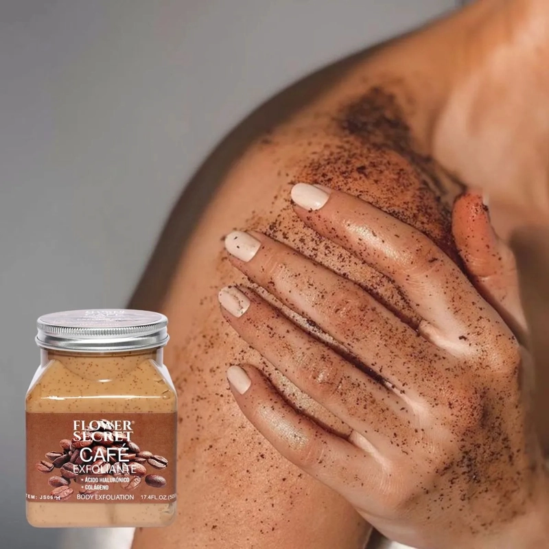 SET 2 CREMAS EXFOLIANTE CORPORAL CAFE  COLAGENO HIDRATA LAU - 3