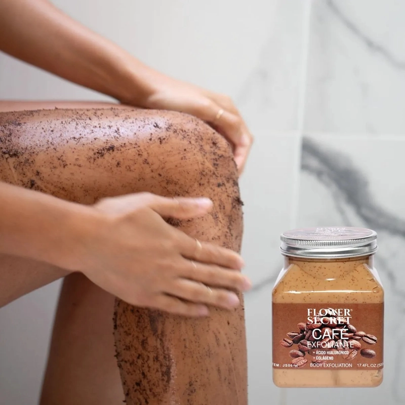 SET 2 CREMAS EXFOLIANTE CORPORAL CAFE  COLAGENO HIDRATA LAU - 7
