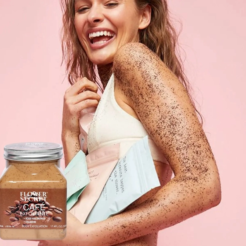 SET 2 CREMAS EXFOLIANTE CORPORAL CAFE  COLAGENO HIDRATA LAU - 8