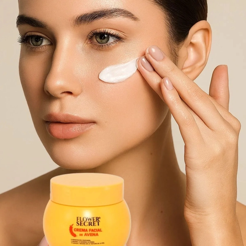 SET 2 CREMA FACIAL DE AVENA HIDRATACION ELASTICIDAD LAU - 8