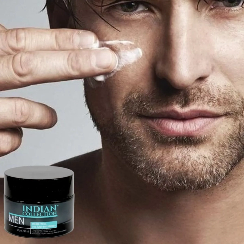 CREMA FACIAL DE HOMBRE ACIDO HIALURONICO HIDRATA LAU - 9
