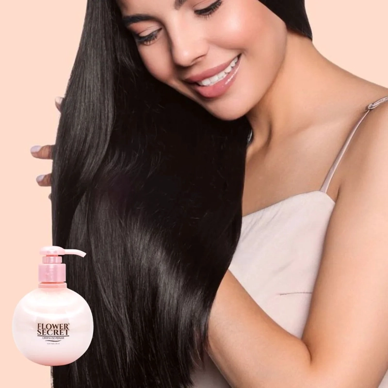 SET 6 CREMAS DE PEINAR COLOR ROSADO NUTRICION CABELLO LAU - 5