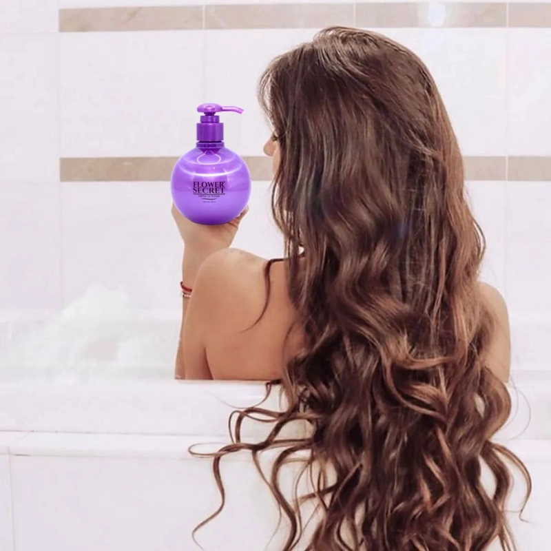 SET 6 CREMAS DE PEINAR COLOR MORADO ANTIFRIZZ CABELLO LAU - 6