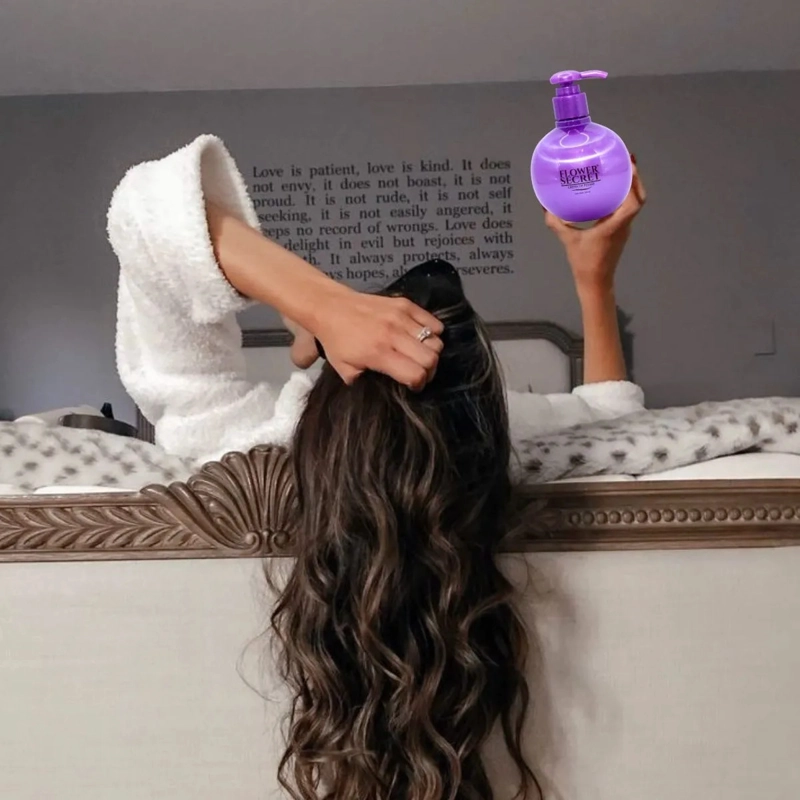 SET 6 CREMAS DE PEINAR COLOR MORADO ANTIFRIZZ CABELLO LAU - 7
