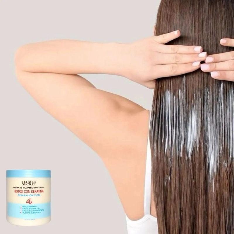 TRATAMIENTO CAPILAR BOTOX CON KERATINA REPACION TOTAL LAU - 3