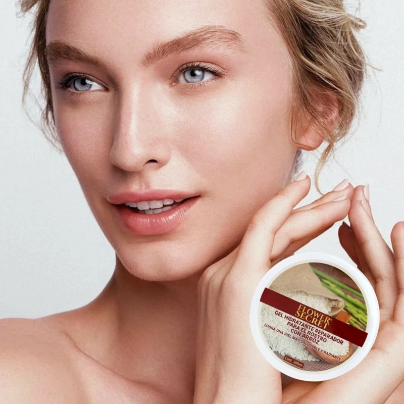 SET 2 CREMA FACIAL GEL HIDRATANTE REPARADOR ROSTRO LAU - 5