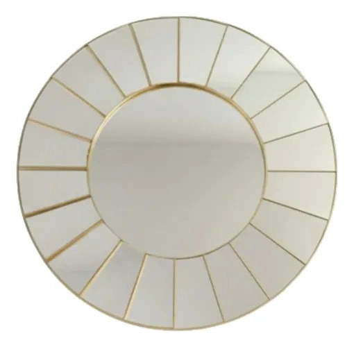 ESPEJO DECORATIVO PARED DISEÑO SOL MINIMALISTA MODERNO JHN - 1