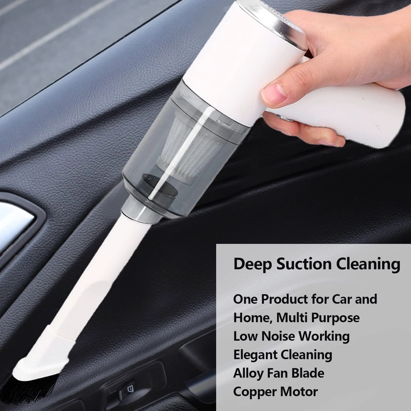 ASPIRADOR MANO PORTATIL ILUMINACION VEHICULOS LIMPIEZA LAU - 4