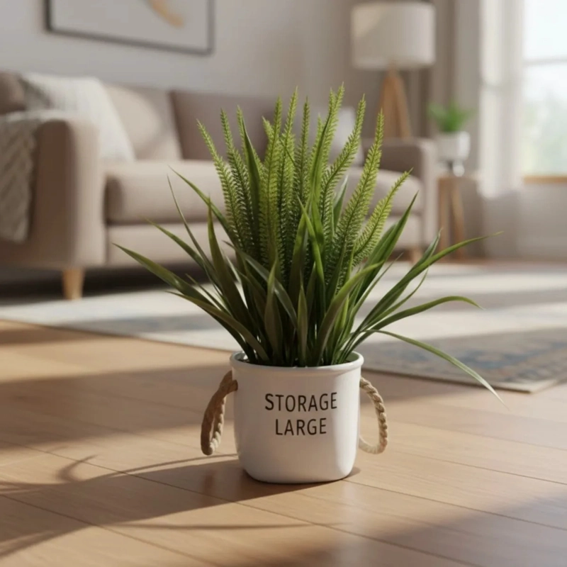 PLANTA ARTIFICIAL DECORATIVA FOLLAJE SILVESTRE REALISTA JHN - 4