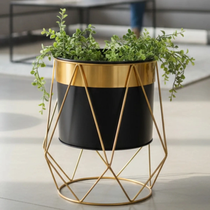 MACETERO DECORATIVO SOPORTE ESTILO NORDICO MODERNO JHN - 3