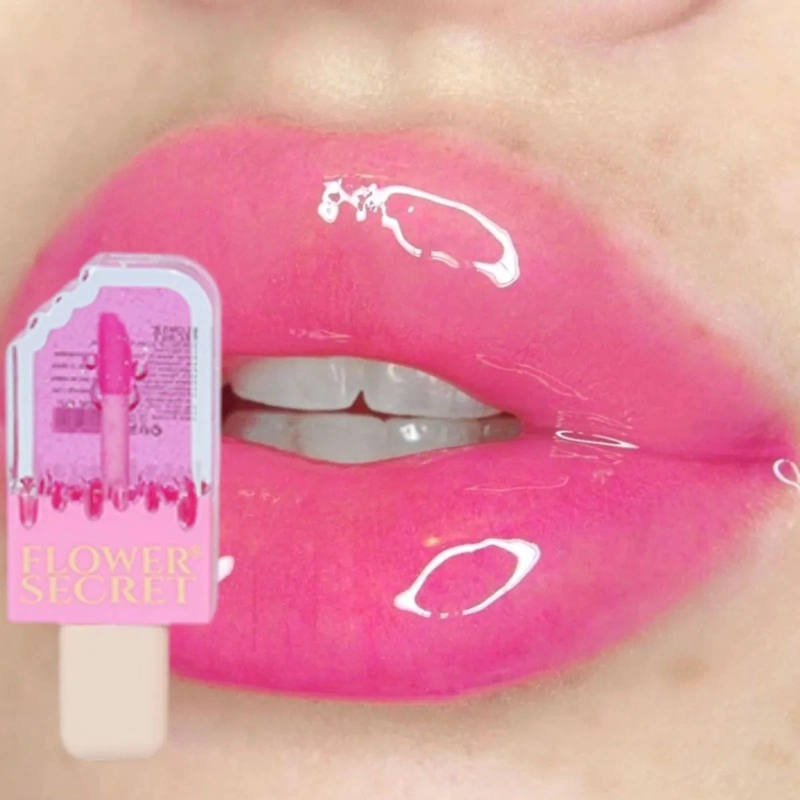 PAQ 24 BRILLOS LABIALES HIDRATANTES FORMA HELADO VOLUMEN ALJ - 9