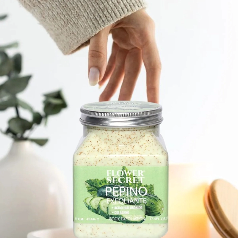 SET 2 CREMAS EXFOLIANTES CORPORAL PEPINO HIDRATA LAU - 9