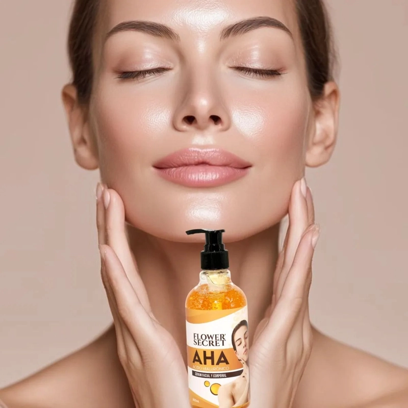 SET 2 SERUM FACIAL ACIDO HIALURONICO HIDRATA EXFOLIA LAU - 5