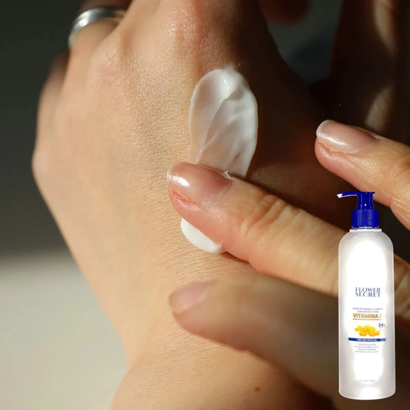 SET 3 CREMA HIDRATANTE CORPORAL MANOS VITAMINA E NUTRE LAU - 5
