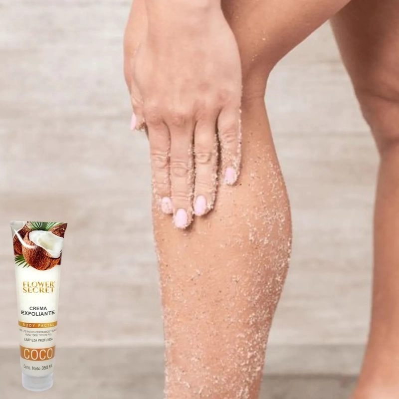 SET 2 CREMAS EXFOLIANTES CORPORAL COCO LIMPIEZA PROFUNDA LAU - 1