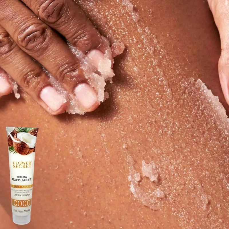 SET 2 CREMAS EXFOLIANTES CORPORAL COCO LIMPIEZA PROFUNDA LAU - 3