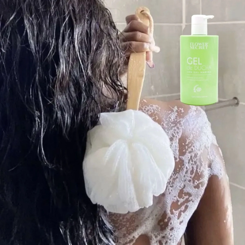 SET 3 GEL D DUCHA CORPORAL SAL MARINA AROMA ROSA LAVANDA LAU - 7