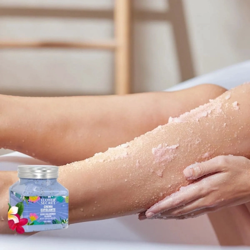 SET 2 CREMA EXFOLIANTE CORPORAL AC. HIALURONICO COLAGENO LAU - 4