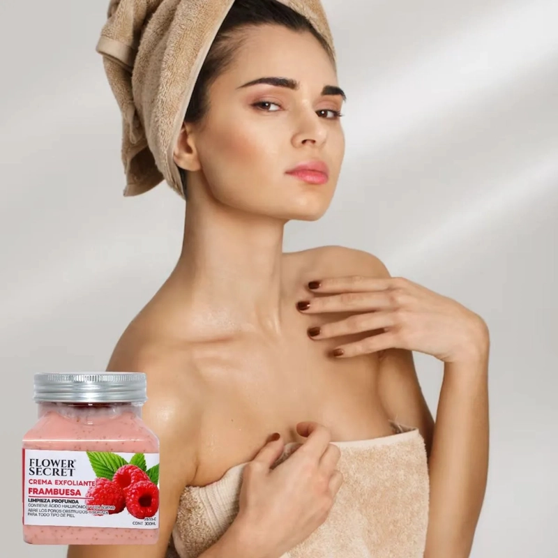 SET 3 CREMAS EXFOLIANTES NUTRICION PIEL PALTA FRAMBUESA LAU - 6