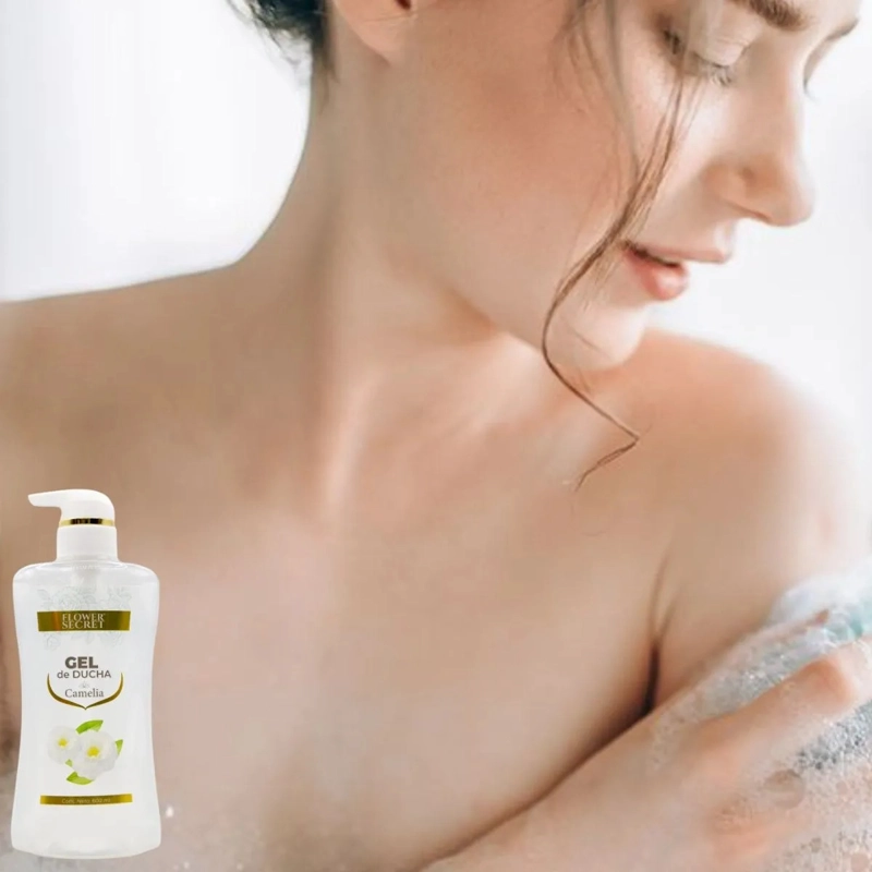SET 2 GEL DE DUCHA AROMA CAMELIA HIDRATA NUTRE BAÑO SPA LAU - 3