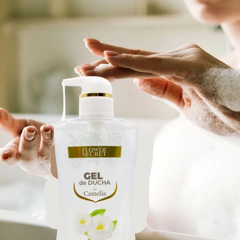 SET 2 GEL DE DUCHA AROMA CAMELIA HIDRATA NUTRE BAÑO SPA LAU - 8