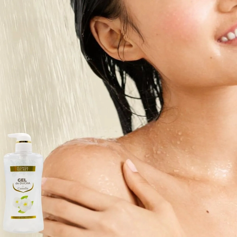 SET 2 GEL DE DUCHA AROMA CAMELIA HIDRATA NUTRE BAÑO SPA LAU - 9