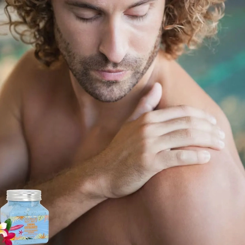 SET 2 CREMA EXFOLIANTE CORPORAL COLAGENO PARA HOMBRES LAU - 4