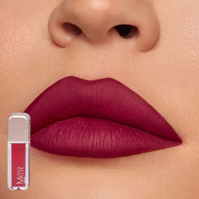 PAQ 24 LABIALES LIQUIDOS MATE LARGA DURACION TERCIOPELO ALJ - 8