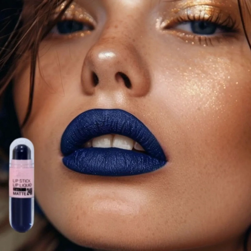 PAQ 24 MINI LABIALES MATE DUO 2 EN 1 COLORES FANTASIA ALJ - 8
