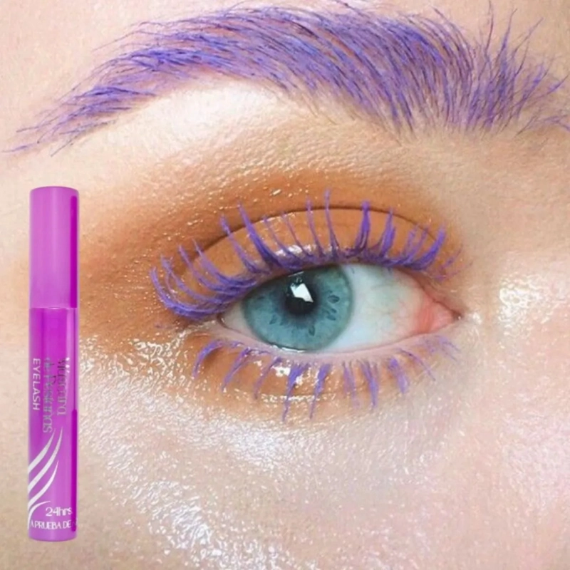 PAQ 24 MASCARAS PESTAÑAS MORADO PRUEBA AGUA VOLUMEN 24H ALJ - 4