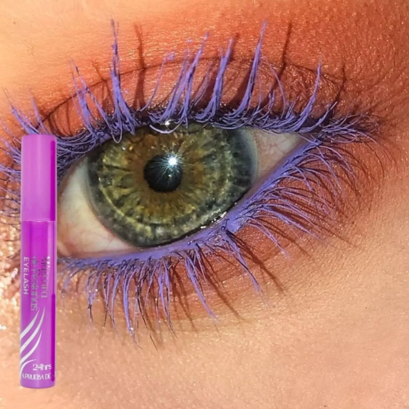 PAQ 24 MASCARAS PESTAÑAS MORADO PRUEBA AGUA VOLUMEN 24H ALJ - 6
