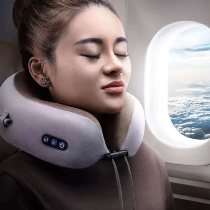 COJIN MASAJEADOR CERVICAL INALAMBRICO CUELLO PRO-RELAX ALJ - 10