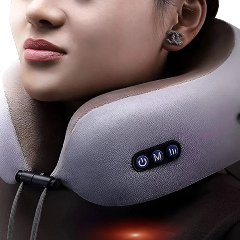 COJIN MASAJEADOR CERVICAL INALAMBRICO CUELLO PRO-RELAX ALJ - 4