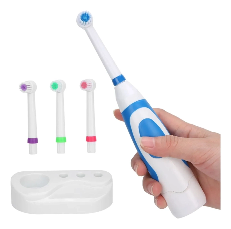 CEPILLO DENTAL ELE CTRICO PORTATIL PILAS CABEZAL REPUESTO ALJ - 2