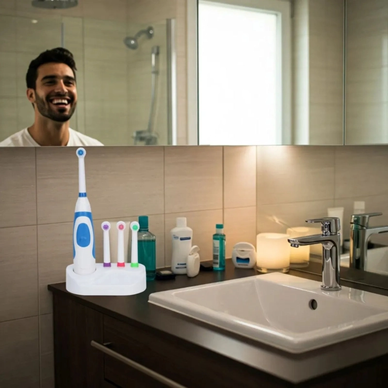 CEPILLO DENTAL ELE CTRICO PORTATIL PILAS CABEZAL REPUESTO ALJ - 3