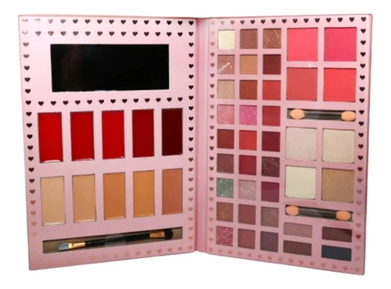 PALETA SOMBRAS MAQUILLAJE PROFESIONAL COLORES TIPO LIBRO ALJ - 1