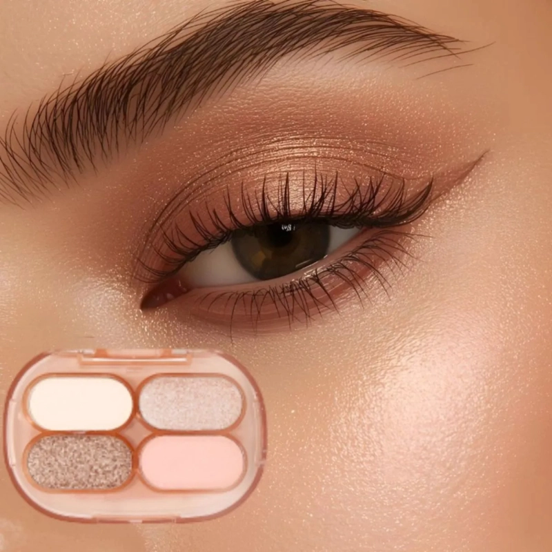 PAQ 24 PALETAS SOMBRAS TONOS CALIDOS MATE SATINADOS ALJ - 4