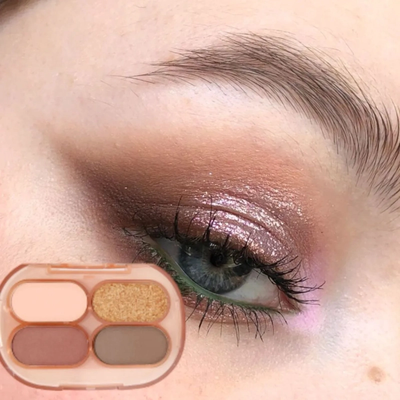 PAQ 24 PALETAS SOMBRAS TONOS CALIDOS MATE SATINADOS ALJ - 8