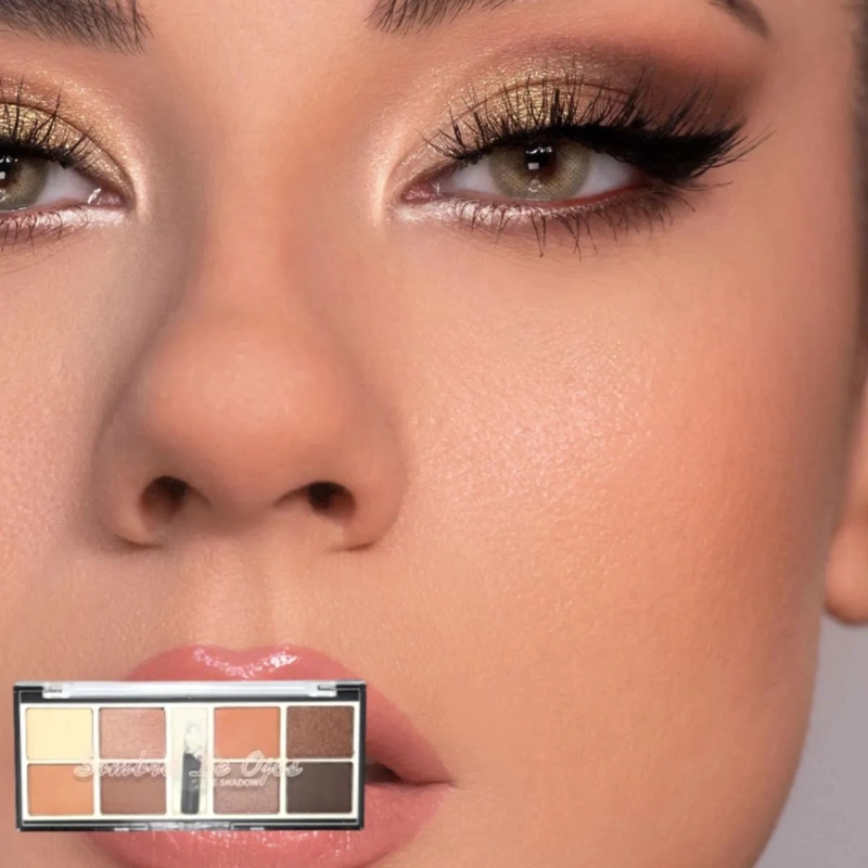 PAQ 24 PALETAS SOMBRAS OJOS TONOS MATE PROFESIONAL ALJ - 10