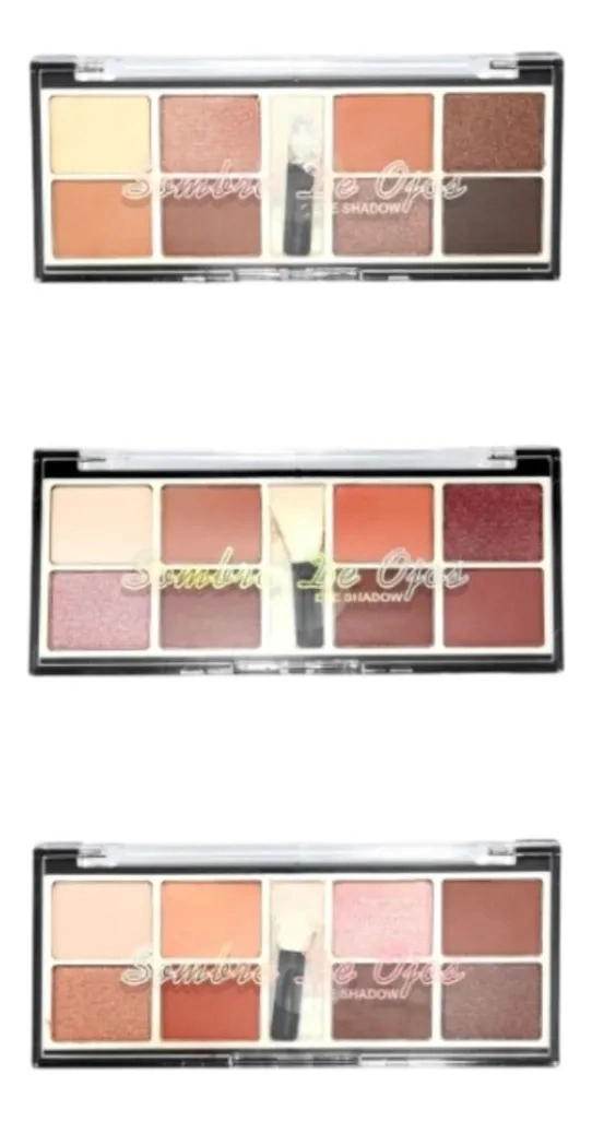 PAQ 24 PALETAS SOMBRAS OJOS TONOS MATE PROFESIONAL ALJ - 2