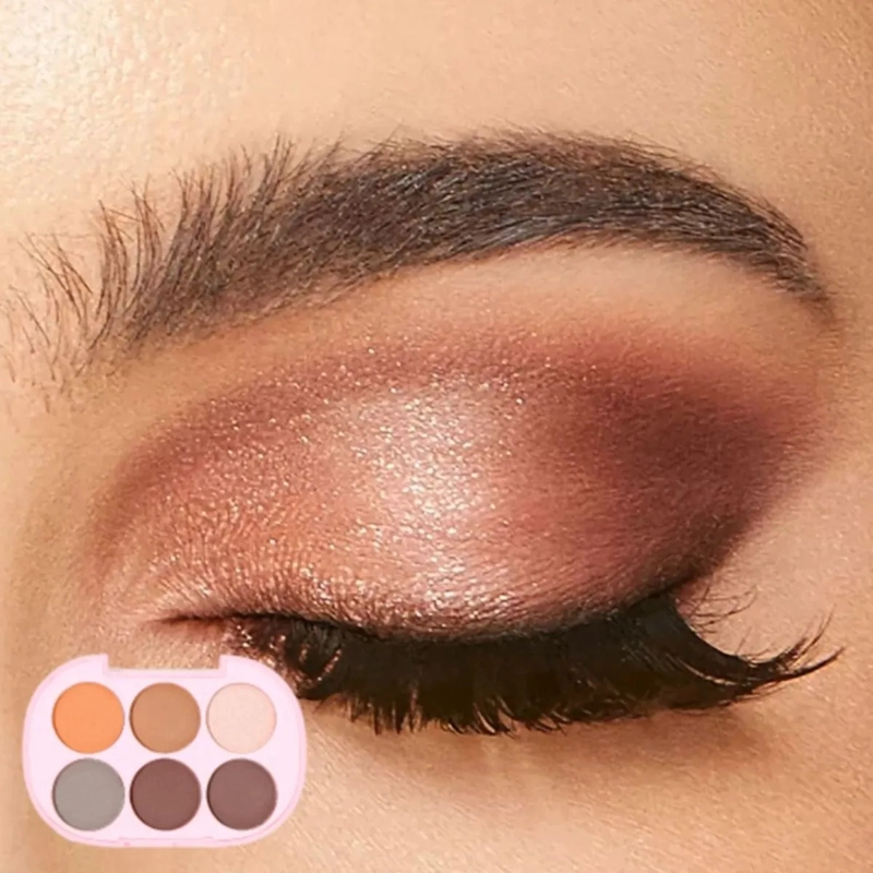 PAQ 24 PALETAS SOMBRAS NEUTRAS TEXTURA SUAVE DIFUMINADO ALJ - 5